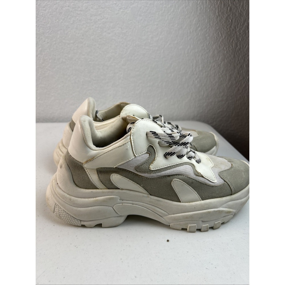 Aldo Women's Athletic Shoe Sneakers Size 8, Color White/Bone‎ - Picture 6 of 12